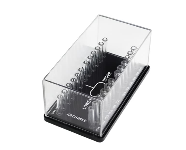 Plastic box arch wire organizer