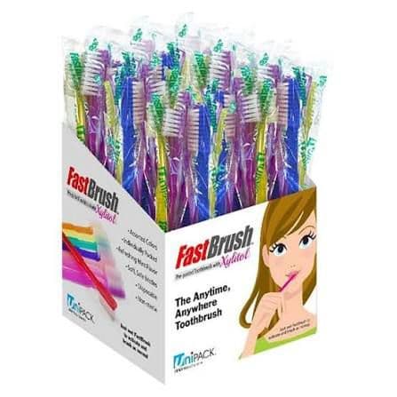 Prepasted toothbrush